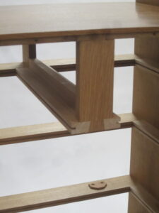 Drawer rail construction